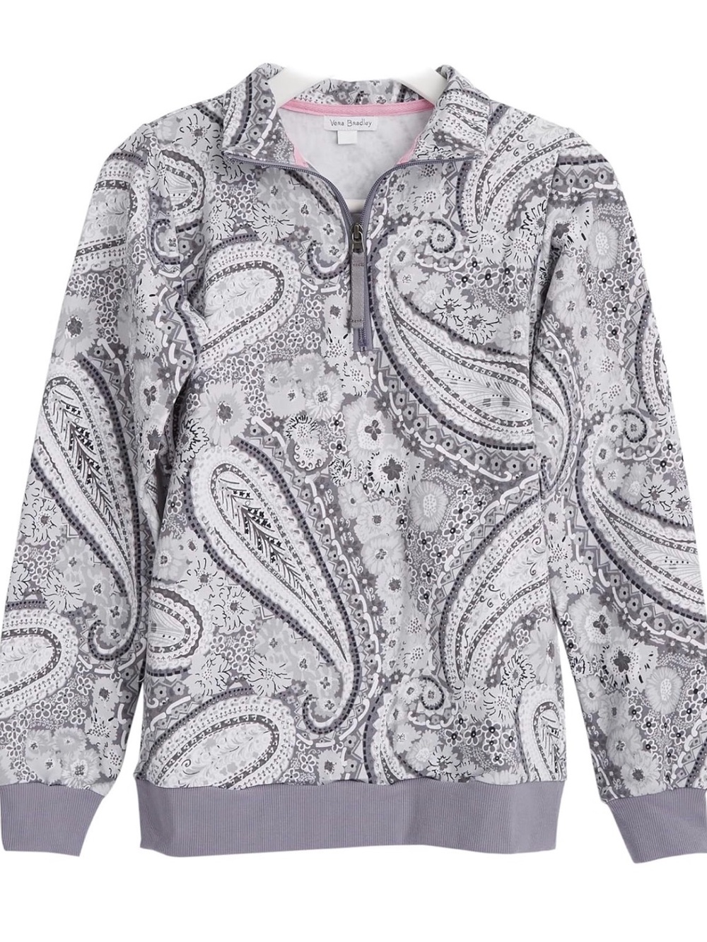 Vera Bradley French Terry Quarter-Zip Sweatshirt XL